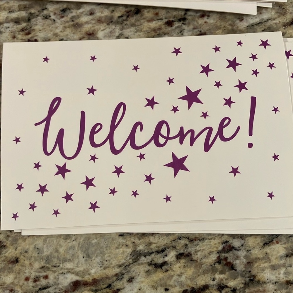 Assorted Welcome Cards and Envelopes Set of 36 Business Stationary Minimalist - Picture 4 of 8
